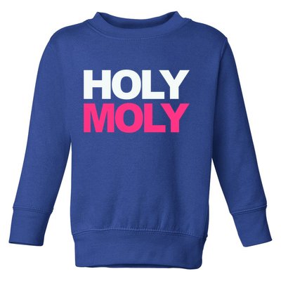 Funny Saying Gift Holy Moly And Gift Toddler Sweatshirt