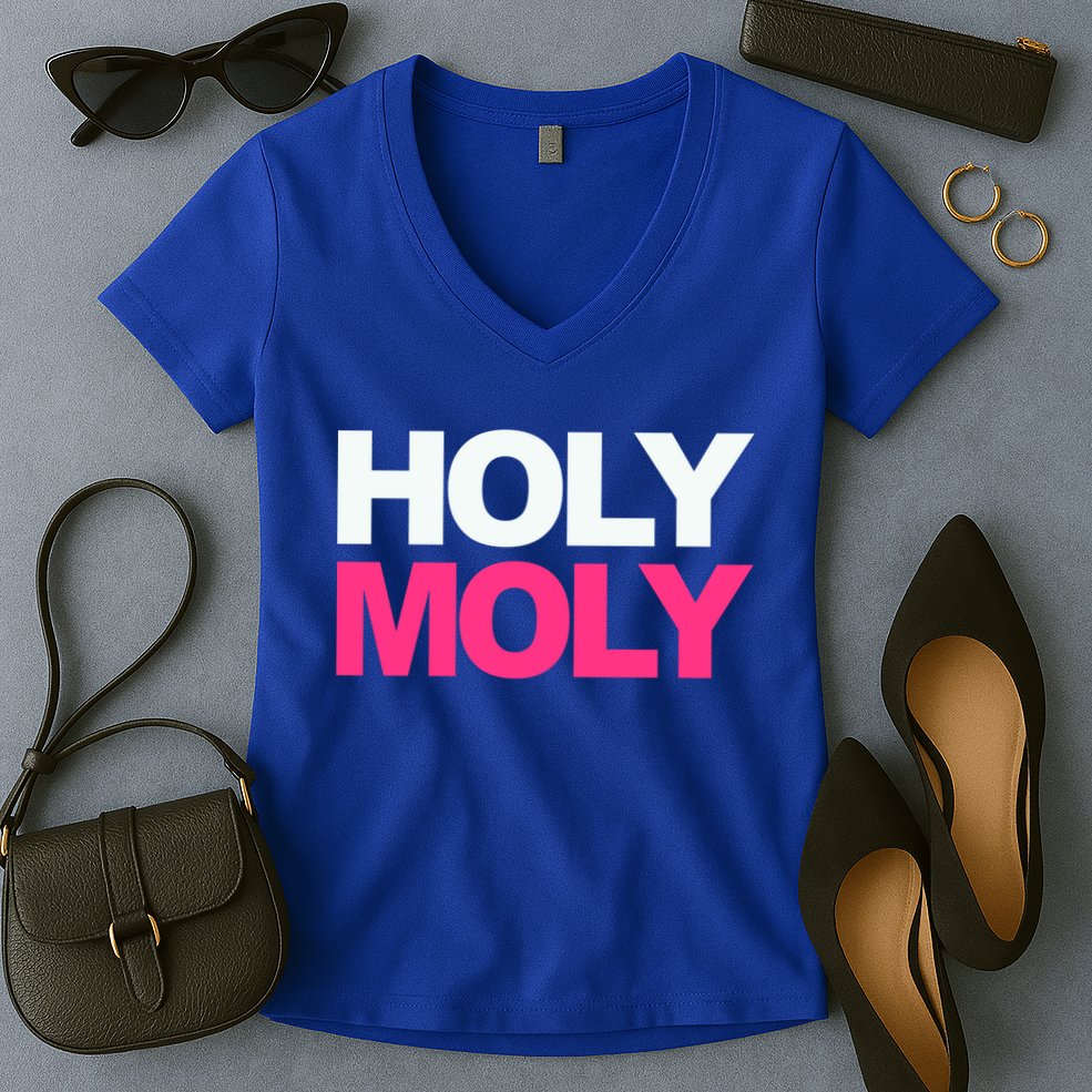 Funny Saying Gift Holy Moly And Gift Women's V-Neck T-Shirt