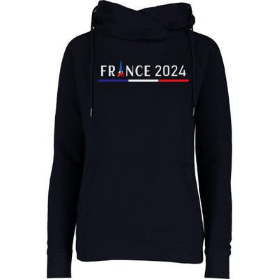 France Summer Games 2024 In Its Capital Paris Womens Funnel Neck Pullover Hood