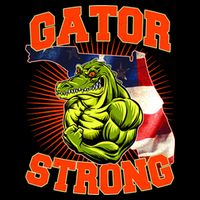 Florida State Gator Strong USA Flag City Backpack