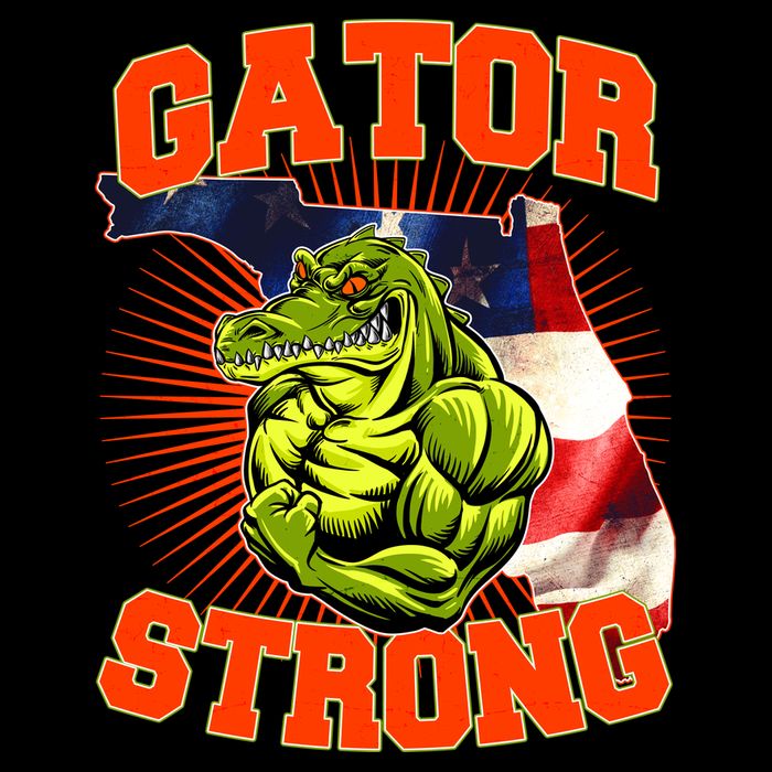 Florida State Gator Strong USA Flag City Backpack