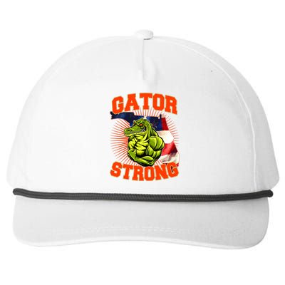 Florida State Gator Strong USA Flag Snapback Five-Panel Rope Hat