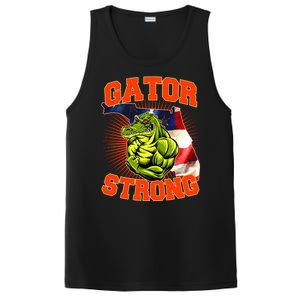 Florida State Gator Strong USA Flag PosiCharge Competitor Tank