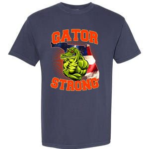 Florida State Gator Strong USA Flag Garment-Dyed Heavyweight T-Shirt