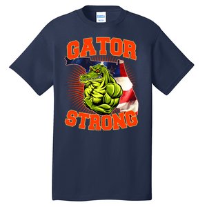 Florida State Gator Strong USA Flag Tall T-Shirt