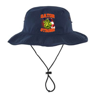 Florida State Gator Strong USA Flag Legacy Cool Fit Booney Bucket Hat