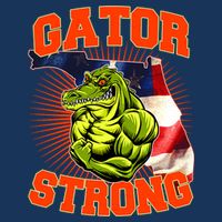 Florida State Gator Strong USA Flag 16 in Basic Backpack