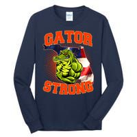 Florida State Gator Strong USA Flag Tall Long Sleeve T-Shirt