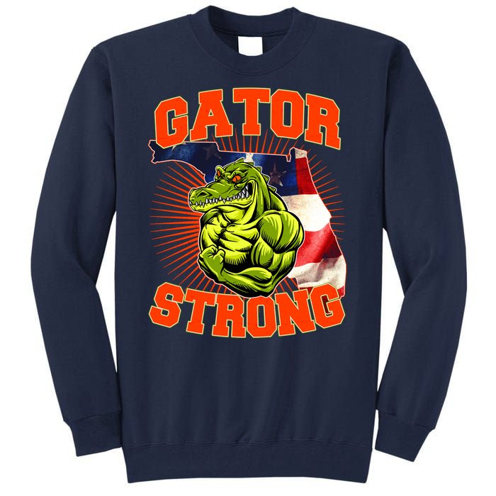 Florida State Gator Strong USA Flag Tall Sweatshirt