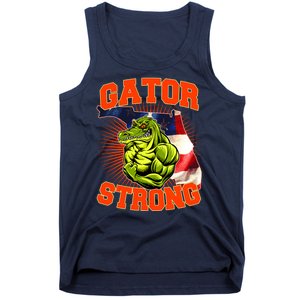 Florida State Gator Strong USA Flag Tank Top