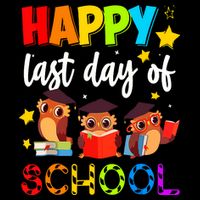Funny School Gift Cute Owl Last Day Of School Teacher Womens T-Shirt