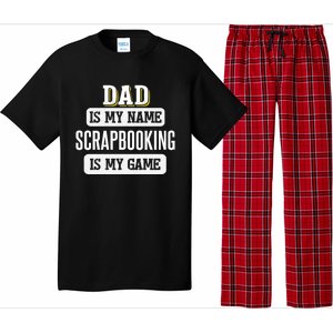 Funny Scrapbooking Gift For Dad Fathers Day Design Gift Pajama Set