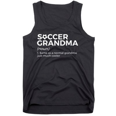 Funny Soccer Grandma Definition player soccer Tank Top