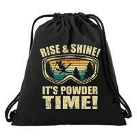 Freeskiing Ski Goggles FreestyleSkiing Wintersports 80s Drawstring Bag