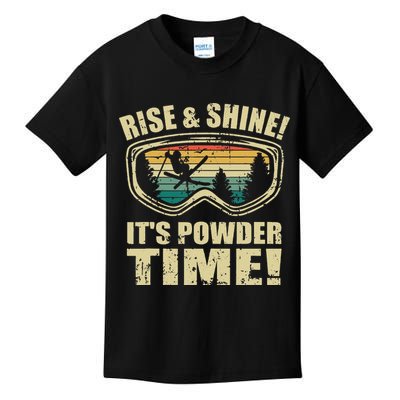 Freeskiing Ski Goggles FreestyleSkiing Wintersports 80s Kids T-Shirt