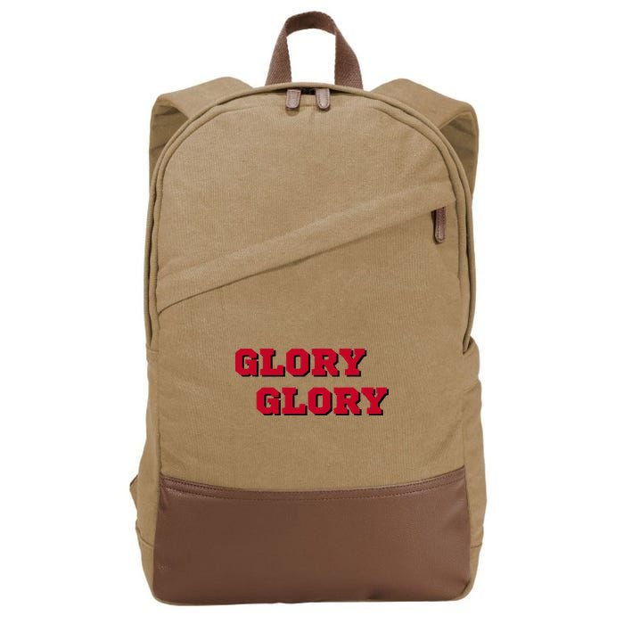 Fight Song Glory Glory Georgia Cotton Canvas Backpack