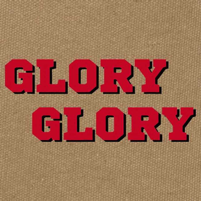 Fight Song Glory Glory Georgia Cotton Canvas Backpack
