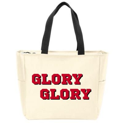 Fight Song Glory Glory Georgia Zip Tote Bag