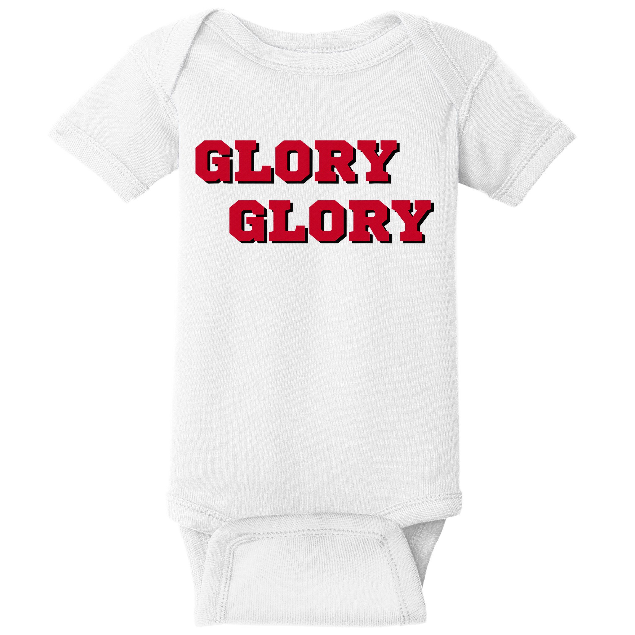 Fight Song Glory Glory Georgia Baby Bodysuit