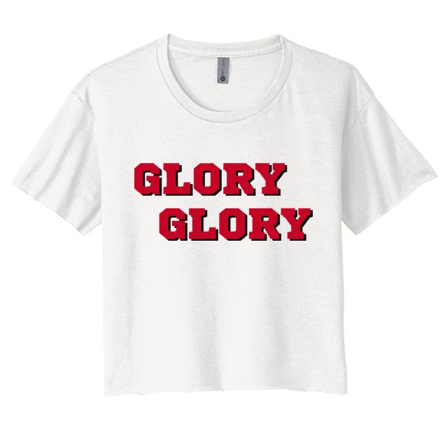 Fight Song Glory Glory Georgia Crop Top