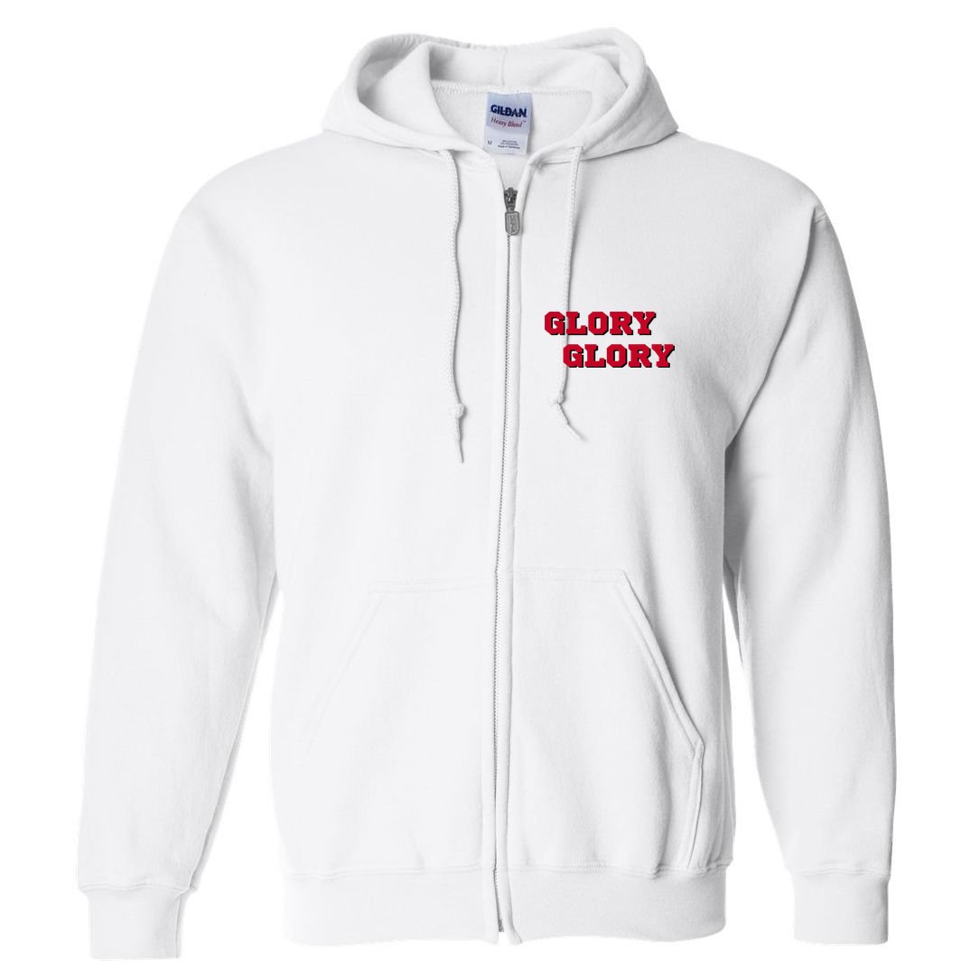 Fight Song Glory Glory Georgia Full Zip Hoodie