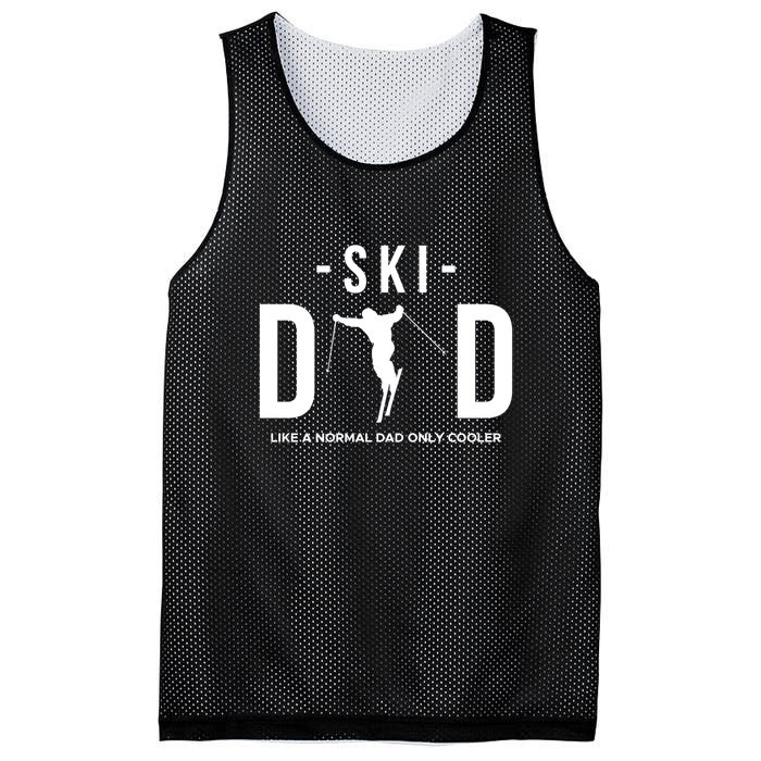 Funny Ski Gift Dad Skier For Men Mesh Reversible Basketball Jersey Tank