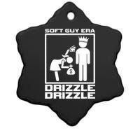 Funny Soft Guy Era Drizzle Drizzle Soft Girl Era Parody Ceramic Star Ornament