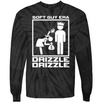 Funny Soft Guy Era Drizzle Drizzle Soft Girl Era Parody Tie-Dye Long Sleeve Shirt