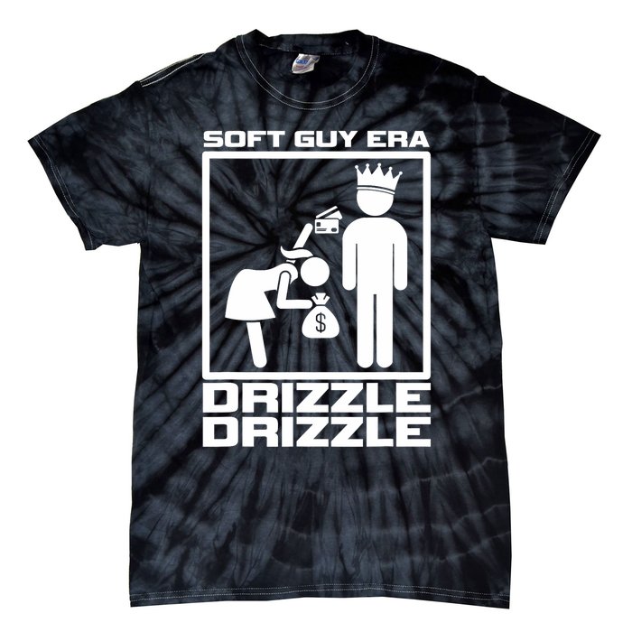 Funny Soft Guy Era Drizzle Drizzle Soft Girl Era Parody Tie-Dye T-Shirt