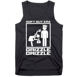 Funny Soft Guy Era Drizzle Drizzle Soft Girl Era Parody Tank Top