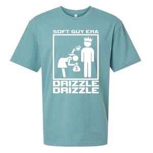 Funny Soft Guy Era Drizzle Drizzle Soft Girl Era Parody Sueded Cloud Jersey T-Shirt