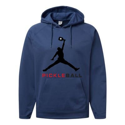 Funny S Gift Pickleball Gift Performance Fleece Hoodie