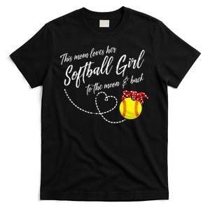 Funny Softball Gift Mom  Pitcher Catcher T-Shirt