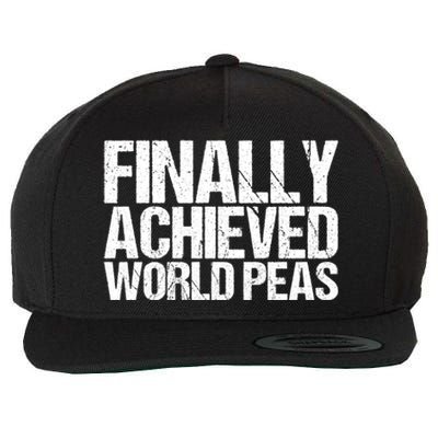 Funny Saying Gift Wool Snapback Cap