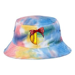 Funny Softball Gift Mom Women Pitcher Catcher Lovers Tie Dye Newport Bucket Hat