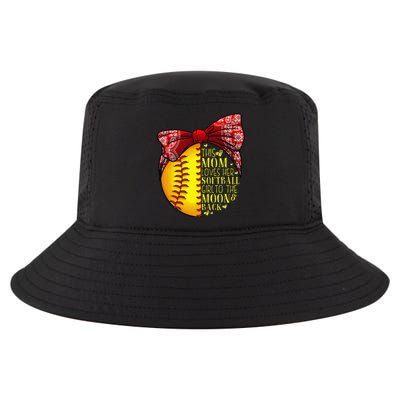 Funny Softball Gift Mom Women Pitcher Catcher Lovers Cool Comfort Performance Bucket Hat