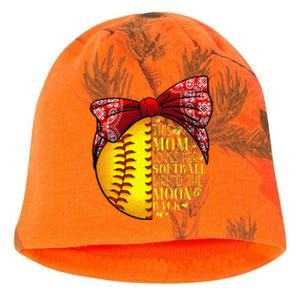 Funny Softball Gift Mom Women Pitcher Catcher Lovers Kati - Camo Knit Beanie