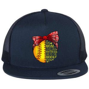 Funny Softball Gift Mom Women Pitcher Catcher Lovers Flat Bill Trucker Hat