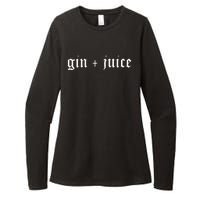 Fo Shizzle Gin + Juice Gangster Rap Womens CVC Long Sleeve Shirt