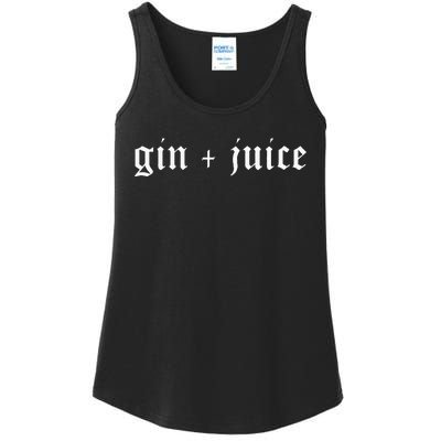 Fo Shizzle Gin + Juice Gangster Rap Ladies Essential Tank