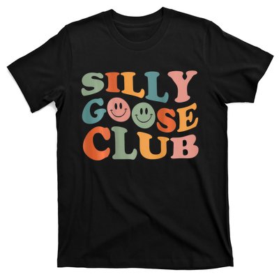 Funny Silly Goose Club Cute Smile Face T-Shirt