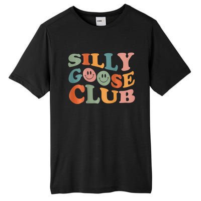 Funny Silly Goose Club Cute Smile Face Tall Fusion ChromaSoft Performance T-Shirt