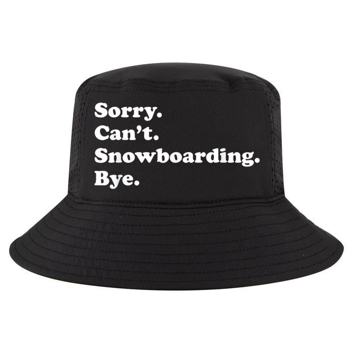Funny Snowboarding Gift Cool Comfort Performance Bucket Hat