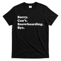 Funny Snowboarding Gift T-Shirt