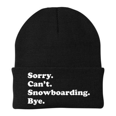 Funny Snowboarding Gift Beanie