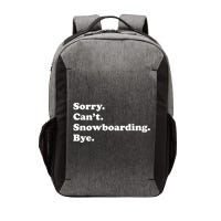 Funny Snowboarding Gift Vector Backpack