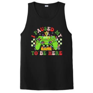 Funny Sarcastic Gamer I Paused My Game To Be Here Christmas PosiCharge Competitor Tank