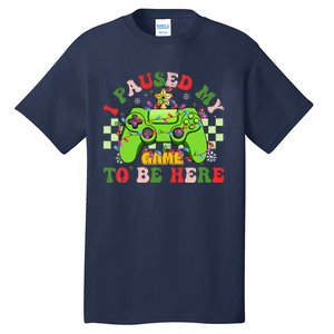 Funny Sarcastic Gamer I Paused My Game To Be Here Christmas Tall T-Shirt