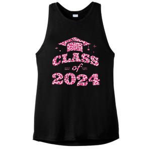 Funny Senior Graduation Gift Class Of 2024 Senior Girl Ladies PosiCharge Tri-Blend Wicking Tank