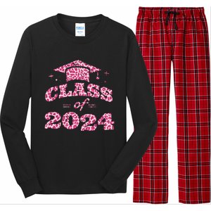 Funny Senior Graduation Gift Class Of 2024 Senior Girl Long Sleeve Pajama Set